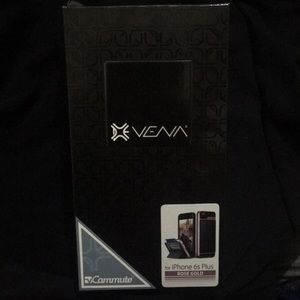 Black/RoseGold iPhone 6 Plus/ 6s Plus wallet case.